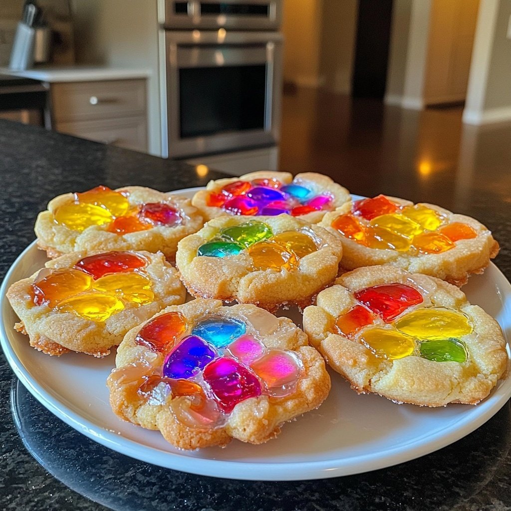 Einfache Bleiglas Kekse